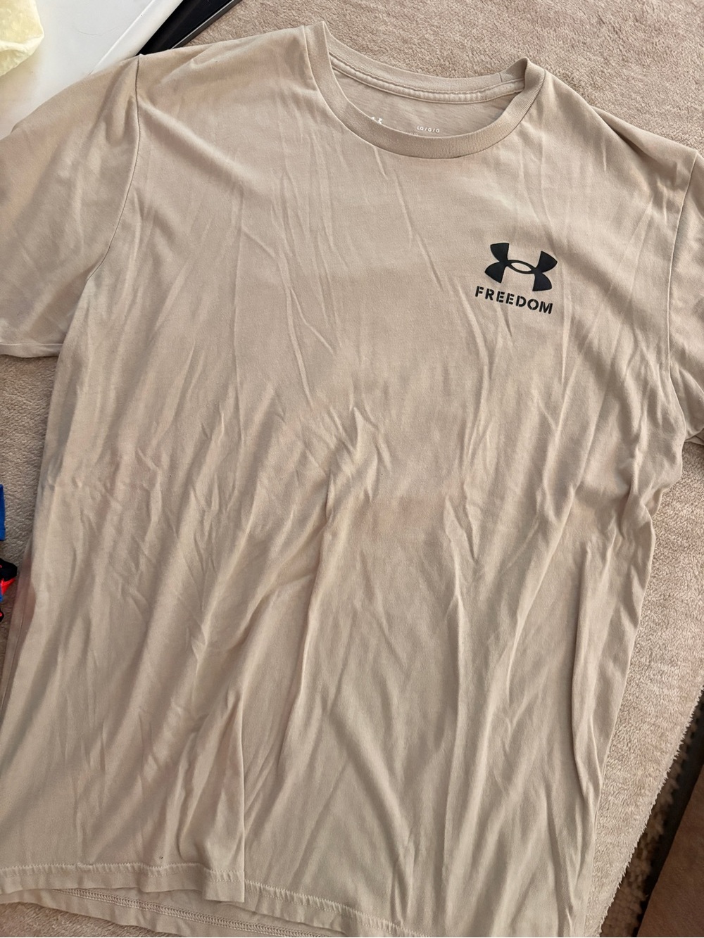 Under Armour Freedom Short-Sleeve T-Shirt — Tan